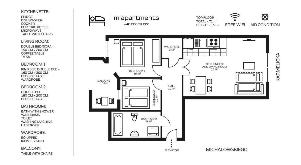 M Apartments Krakkó Kültér fotó